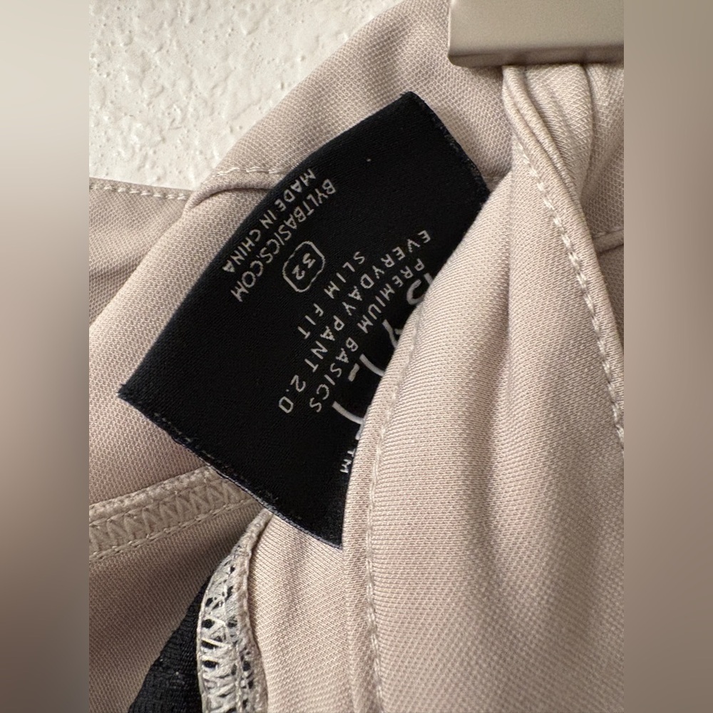 Bylt Basics Tan Chinos View 5